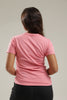 Camiseta Basica Para Mujer Aero Girls Solid Ss Ash Rose V Neck