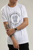 Camiseta Para Hombre Aero Level 1 Graphic Tees Bright White Circle 1987
