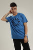 Camiseta Para Hombre Aero Level 2 Graphic Tees Marina Embossed Dark Blue Letters