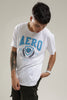 Camiseta Para Hombre Aero Level 2 Graphic Tees Bright White Blue Bear
