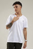 Camiseta Basica Para Hombre Aero Guys Ss Tees Bright White Logo Black