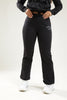 Sudadera Para Mujer Aero Girls Knit Pants Other Dark Black Letters With Frost