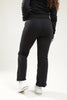Sudadera Para Mujer Aero Girls Knit Pants Other Dark Black Letters With Frost