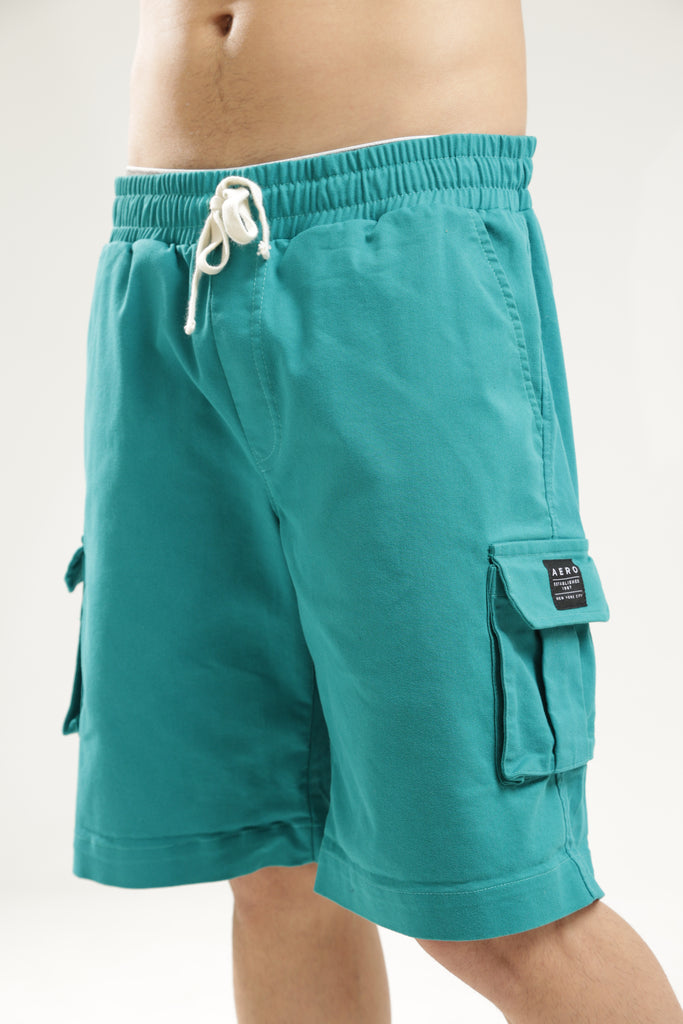 Short Para Hombre Aero Guys Cargo Shorts Vintage Teal 4109