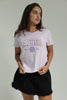 Camiseta Para Mujer Purple Nyc Stamp Aero Graphic Level 2 Striking Purple