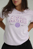 Camiseta Para Mujer Purple Nyc Stamp Aero Graphic Level 2 Striking Purple