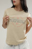 Camiseta Para Mujer Established Aero Graphic Level 1 Tan