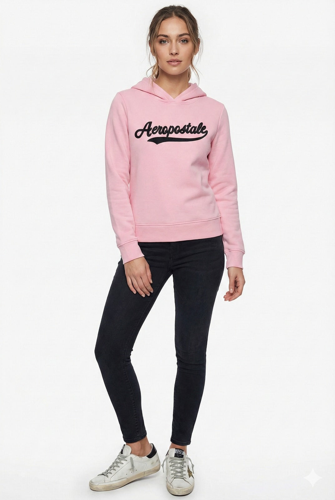 Buzo Para Mujer Aero Fleec Pop Over Flamingo Pink 3509