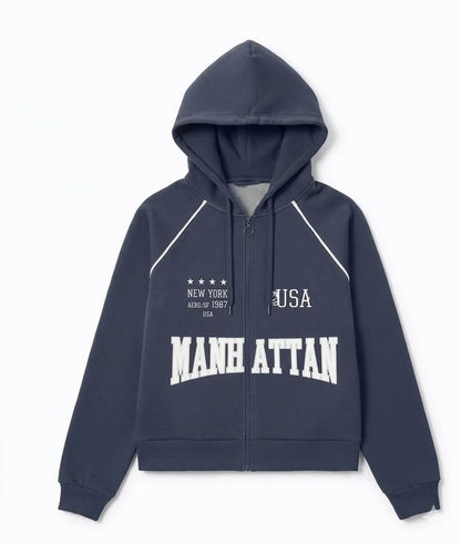 AERO GUYS POPOVER HOODIES CADET NAVY