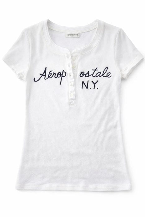 AERO GIRLS SS HENLEY BIRCH