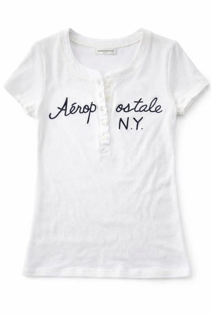 AERO GIRLS SS HENLEY BIRCH