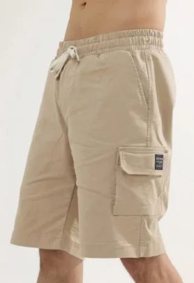 AERO GUYS CARGO SHORTS EGRET