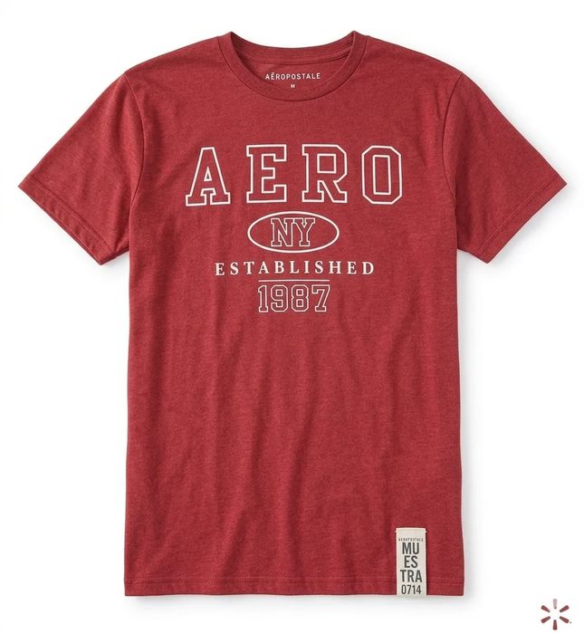 AERO LEVEL 1 GRAPHIC TEES EARTH RED