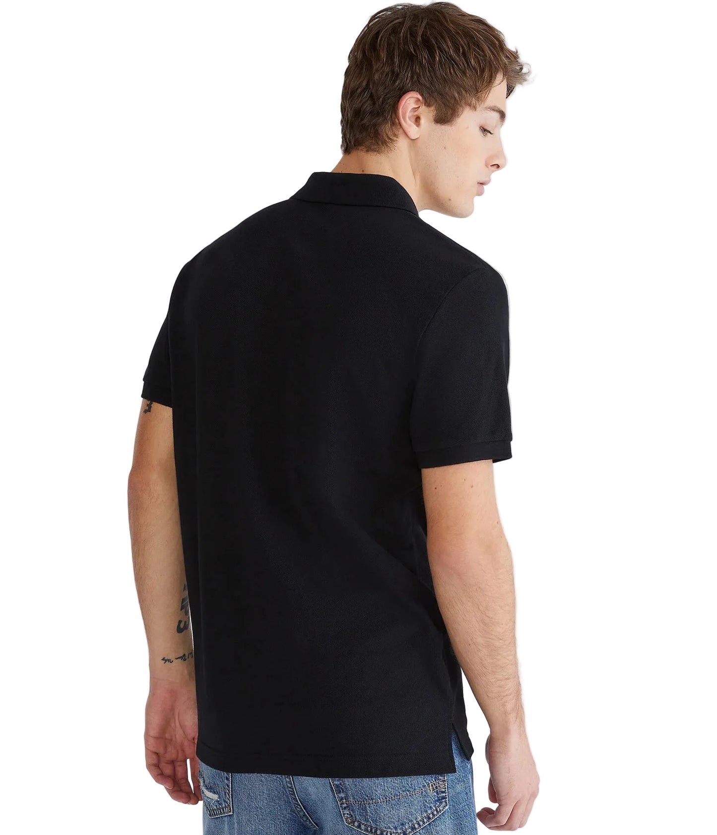 Camiseta Polo Para Hombre Aero Guys Ss Solid Polo Dark Black