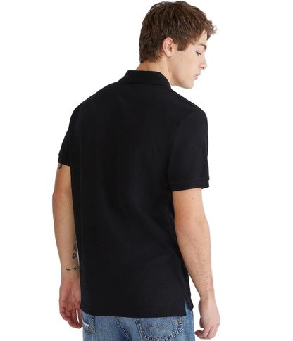 Camiseta Polo Para Hombre Aero Guys Ss Solid Polo Dark Black