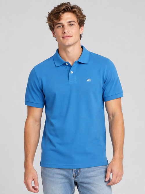 Polo Azul Para Hombre Aeropostale Guys Polo Other French Blue 7907