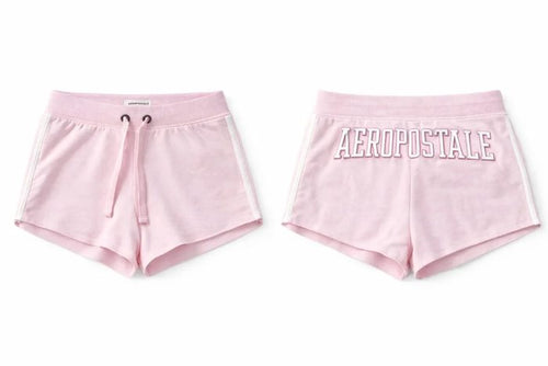 AERO GIRLS KNIT NOVELY SHORTS MERMAID PINK