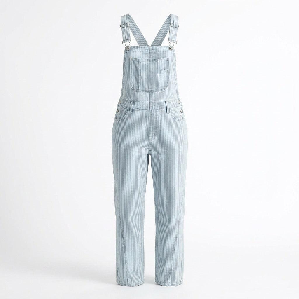 AERO DENIM FASHION OVEROL LIGHT WASH