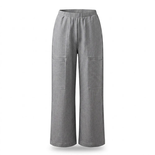 AERO GIRLS FASHION WVN PANTS ASH GREY