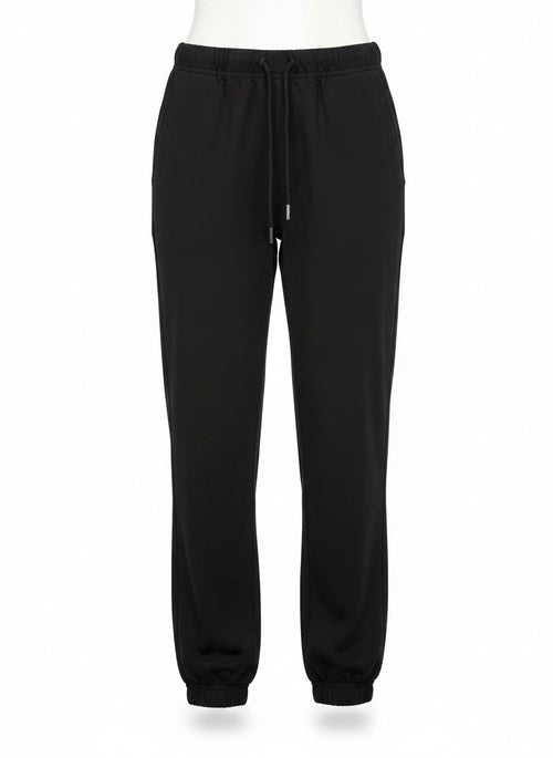 AERO GIRLS KNIT PANTS DARK BLACK