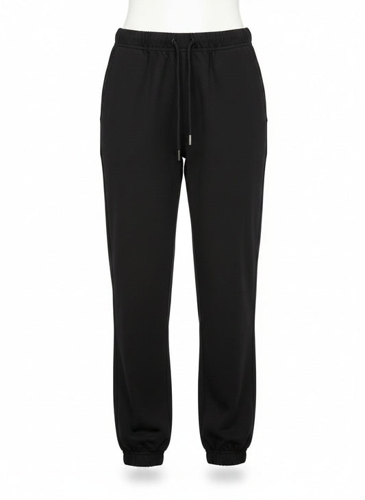 AERO GIRLS KNIT PANTS DARK BLACK