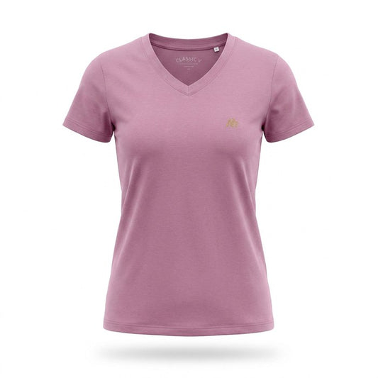 AERO GIRLS SOLID SS SHELL PINK