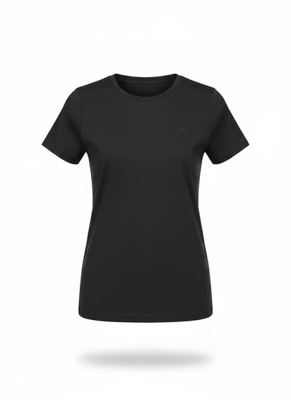 AERO GIRLS SOLID SS DARK BLACK