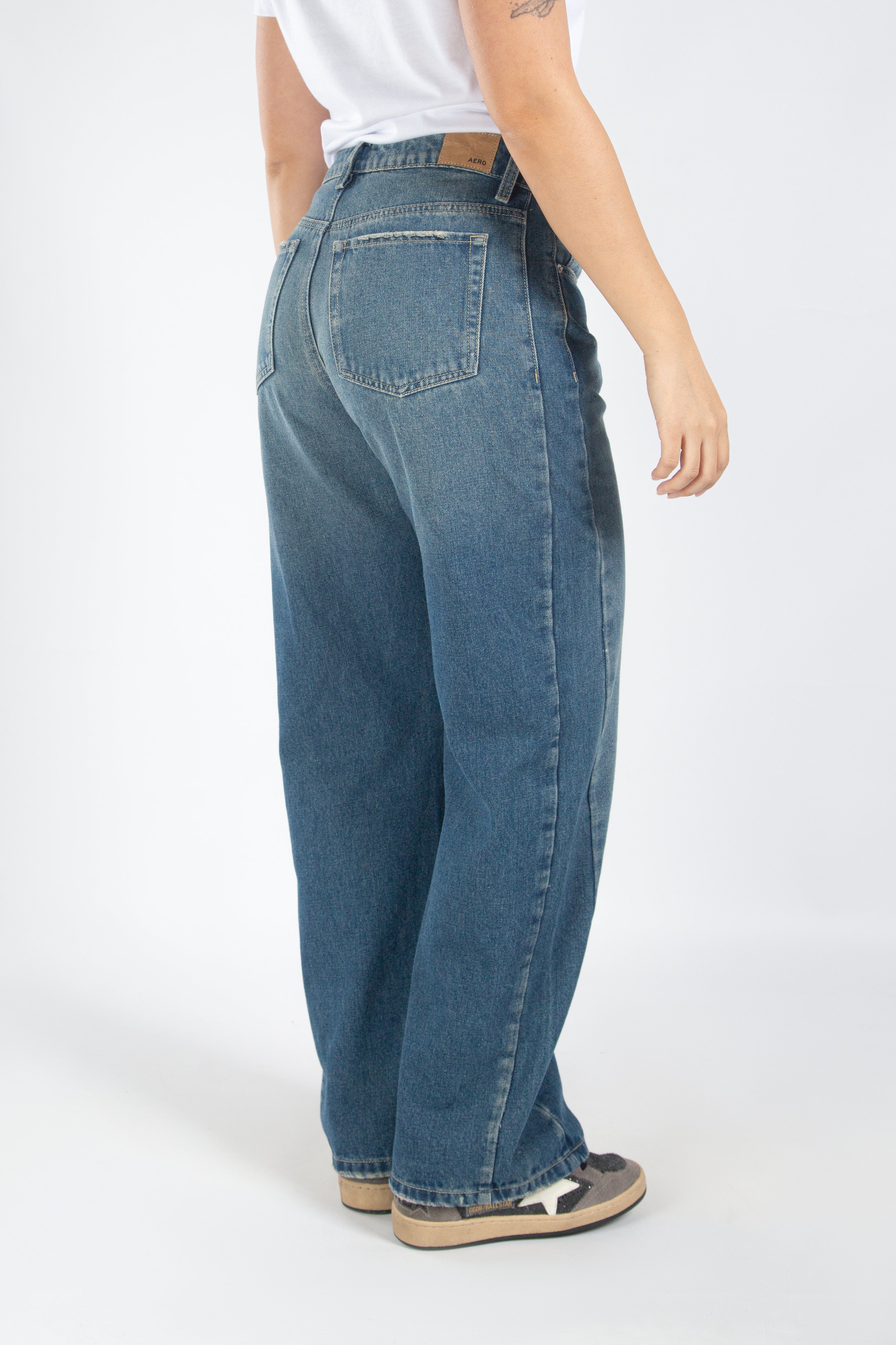 Jean para Mujer Aeropostale Guys Slim Straight Light Wash 4088