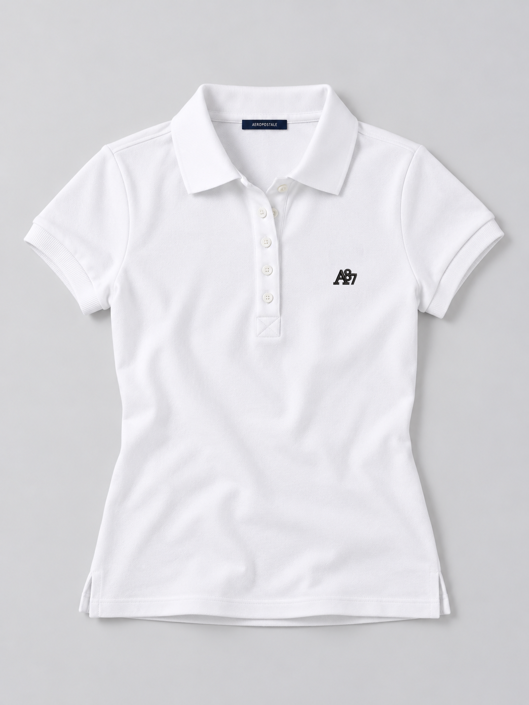 Camiseta Polo Para Mujer Aero Solid Blanco Hueso