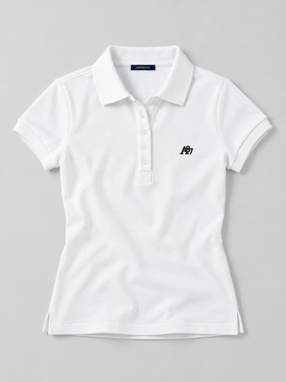Camiseta Polo Para Mujer Aero Solid Blanco Hueso