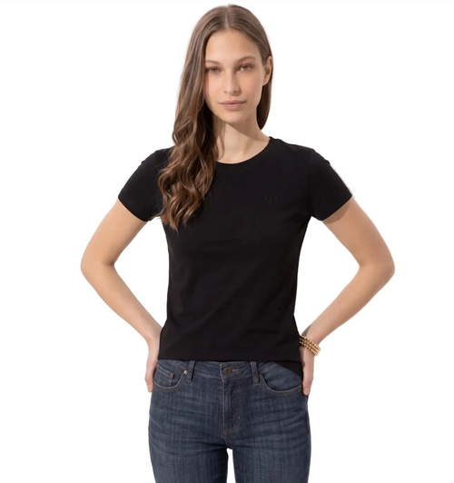 AERO GIRLS SOLID SS DARK BLACK