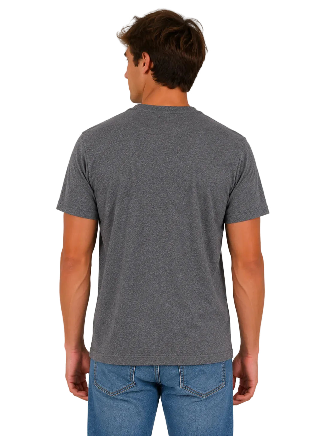 Camiseta Básica Hombre Aero Guys Ss Tees Charcoal Heather Grey 4240