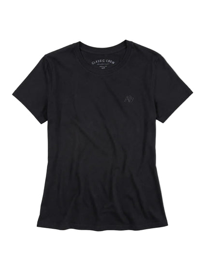 Camiseta Básica Mujer Negra Aero Girls Solid Ss Dark Black 4204