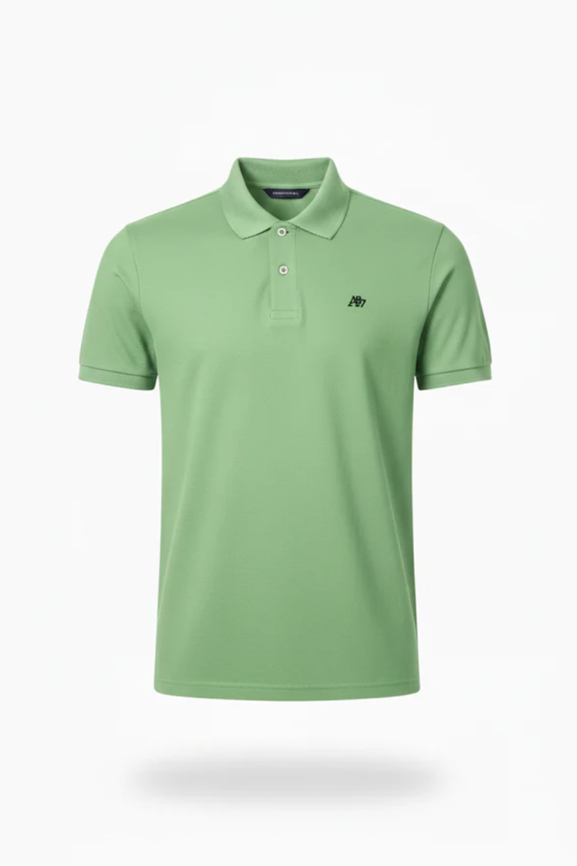 Polo Para Hombre Aero Guys Ss Solid Polo Green Turquoise 7907