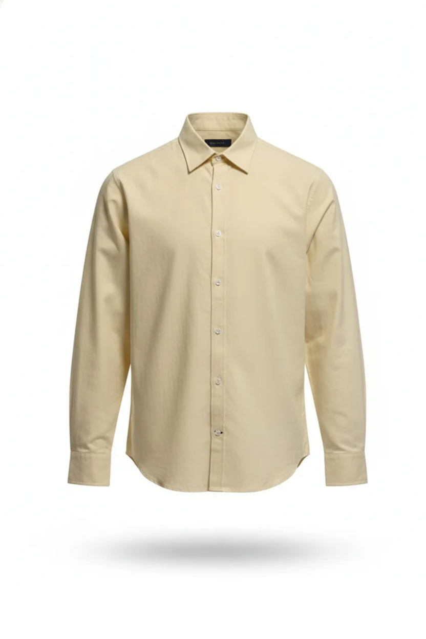Camisa Amarilla Para Hombre Aero Guys Ls Woven Shirts Illuminating
