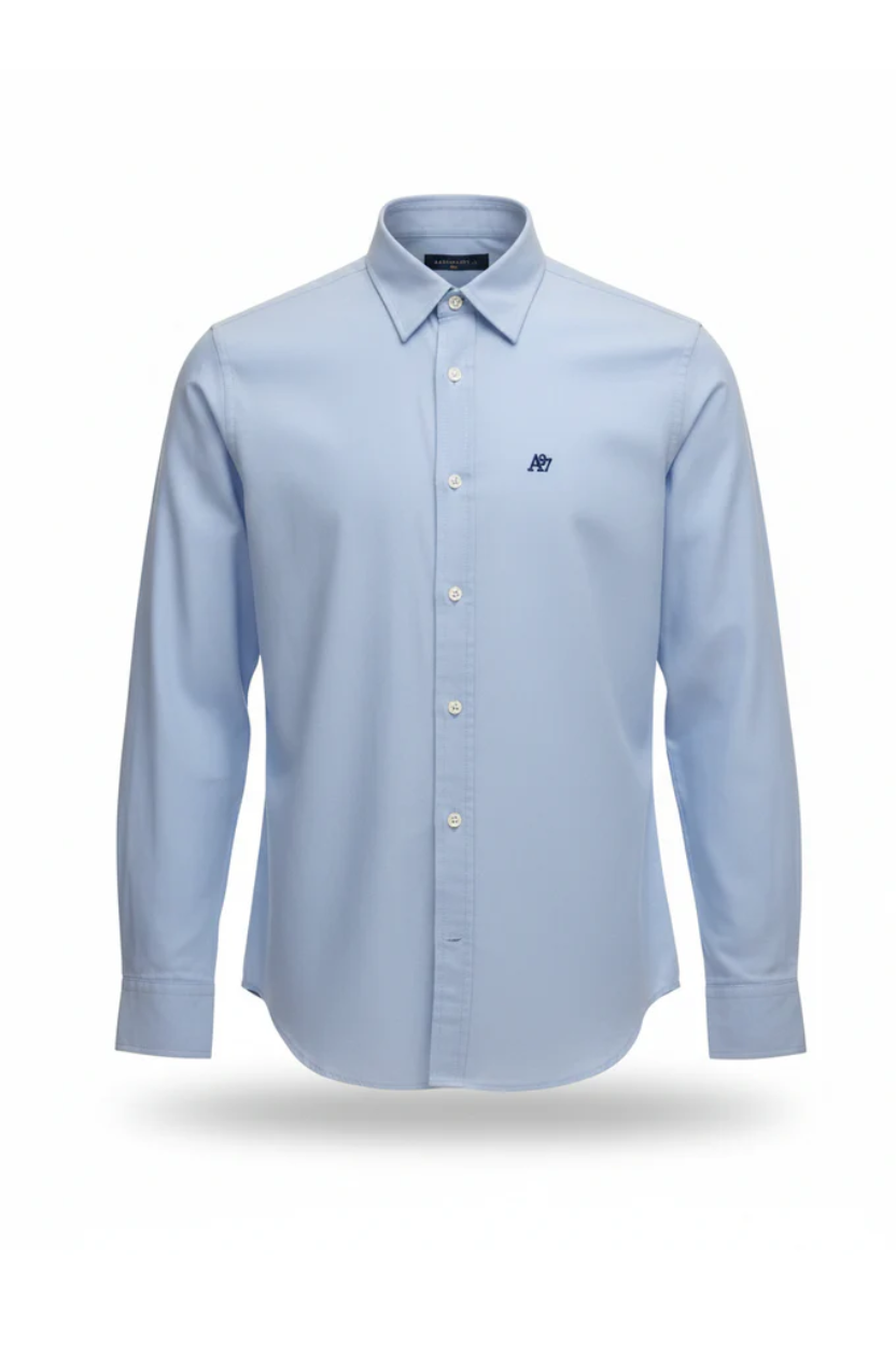 Camisa Azul Para Hombre Aero Guys Ls Woven Shirts Reef Waters