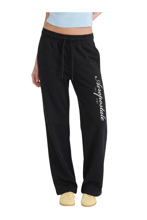 Sudadera Para Mujer Aero Girls Knit Pants Dark Black 3811