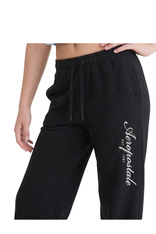 Sudadera Para Mujer Aero Girls Knit Pants Dark Black 3811