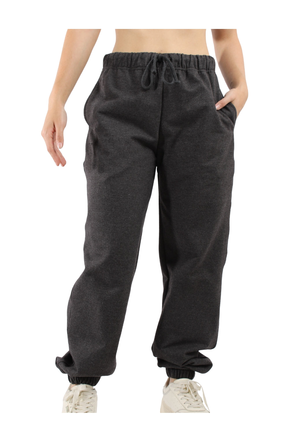 Sudadera Gris Para Mujer Aero Girls Knit Pants Charcoal Heather Grey  9448