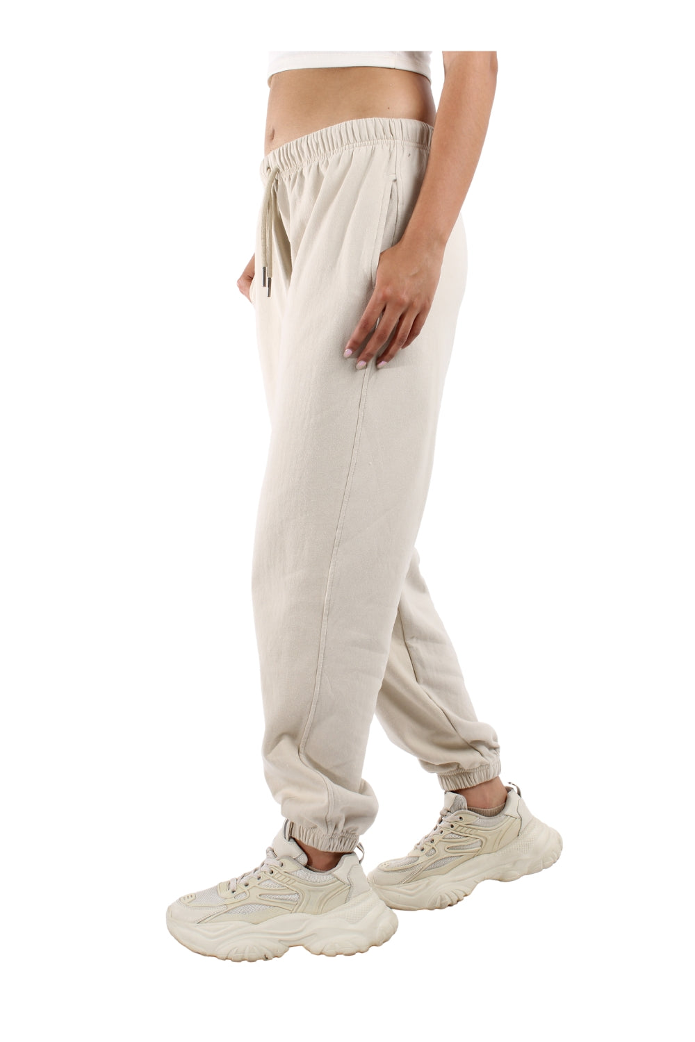 Sudadera Beige Para Mujer Aeropostale Girls Knit Pants Egret 9448