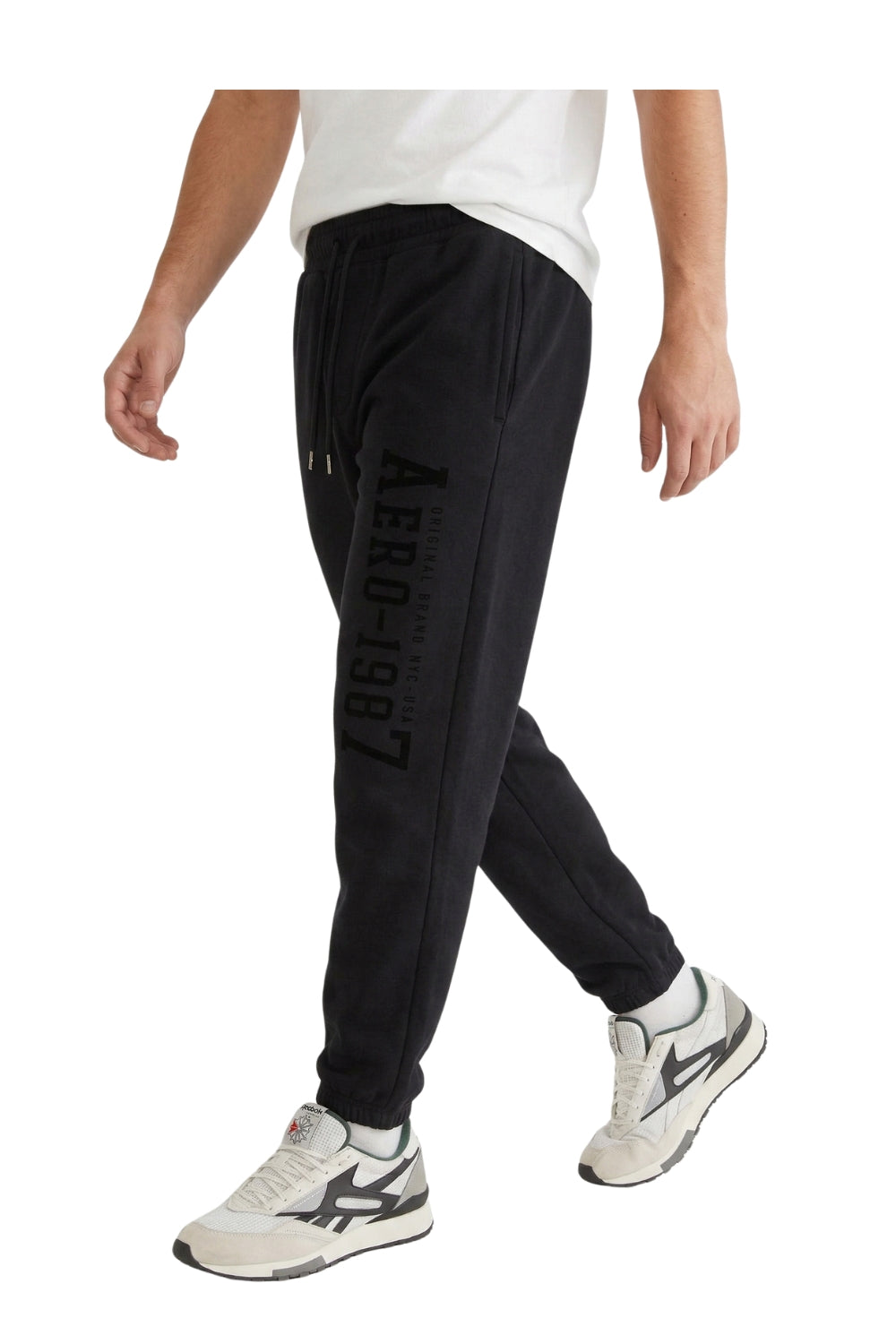 Sudadera Para Hombre Aero Guys Fleece Pants Dark Black 6045