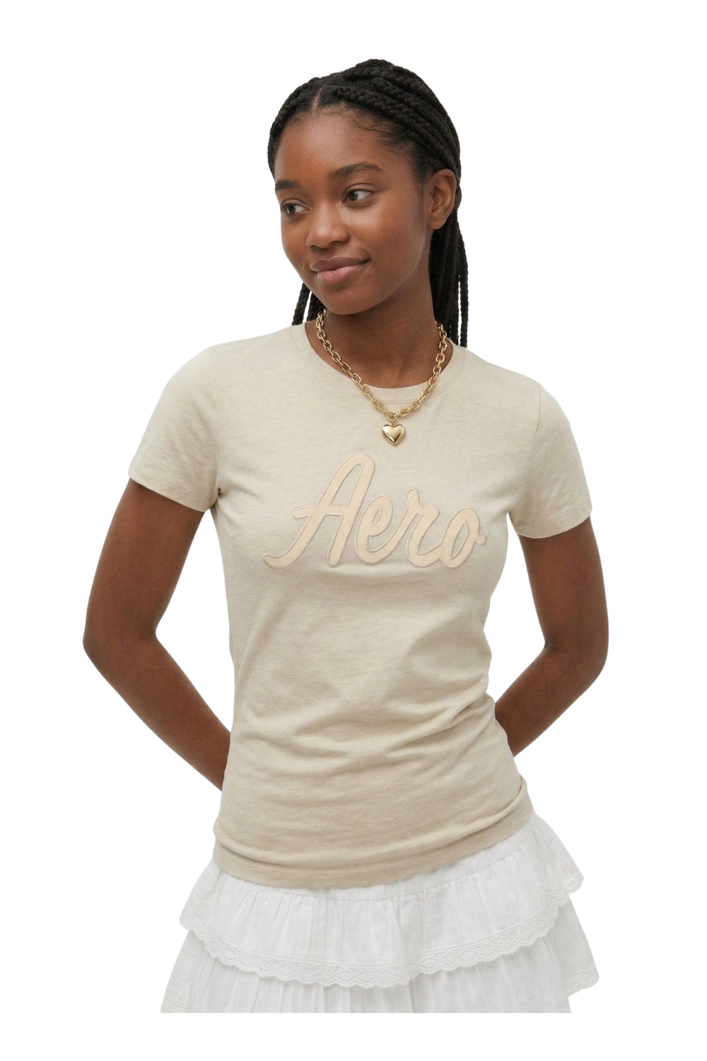 Camiseta Para Mujer Aero Graphic Level 2 Egret 4115