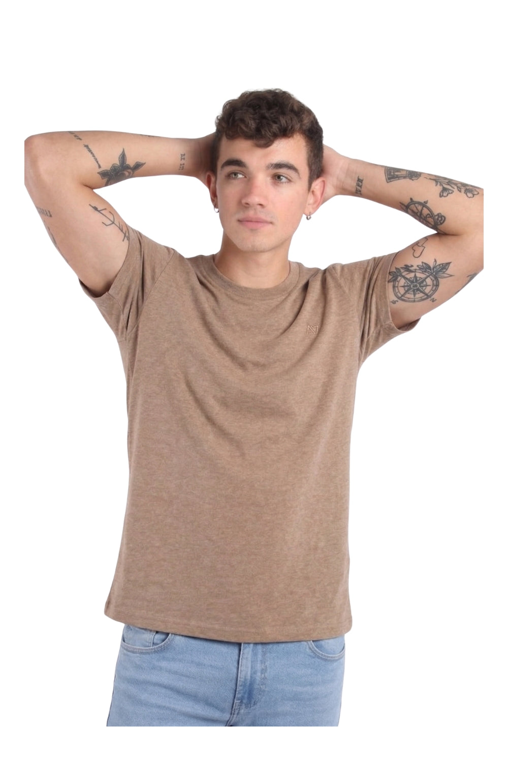 Camiseta Basica Hot Chocolate Para Hombre Aeropostale Guys Ss Tees 4240