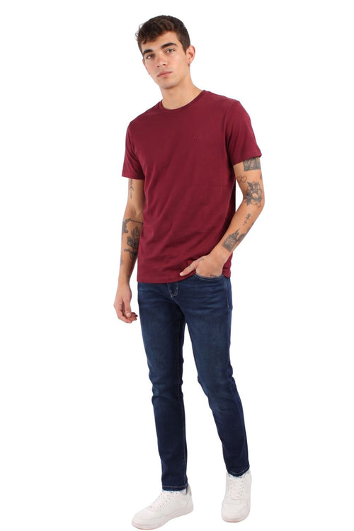 Camiseta Basica Poppy Red Para Hombre Aeropostale Guys Ss Tees 4240