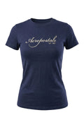 Camiseta Para Mujer Aero Graphic Level 1 Cadet Navy 7138
