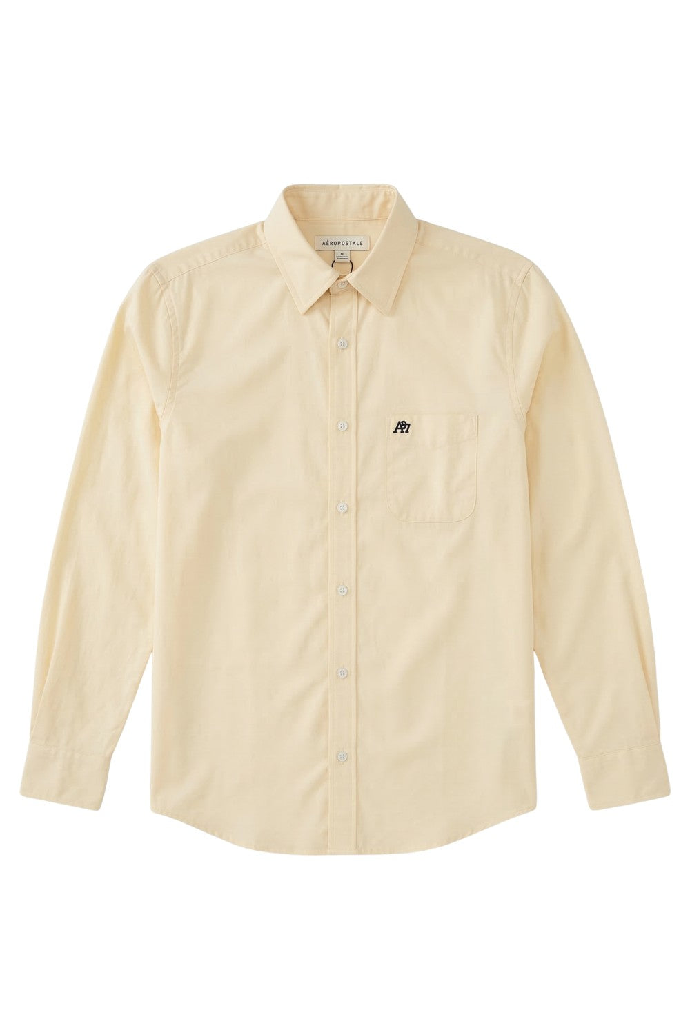 Camisa Amarilla Para Hombre Aero Guys Ls Woven Shirts Illuminating