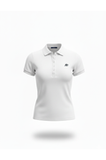 Polo Para Mujer Aeropostale Color Blanco Hueso Solid Black Logo