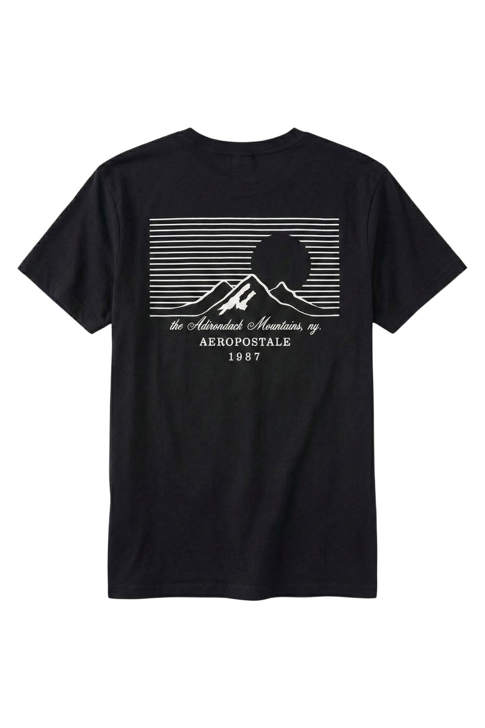 Camiseta Para Hombre Aero Level 2  Graphic Tees Dark Black 6182