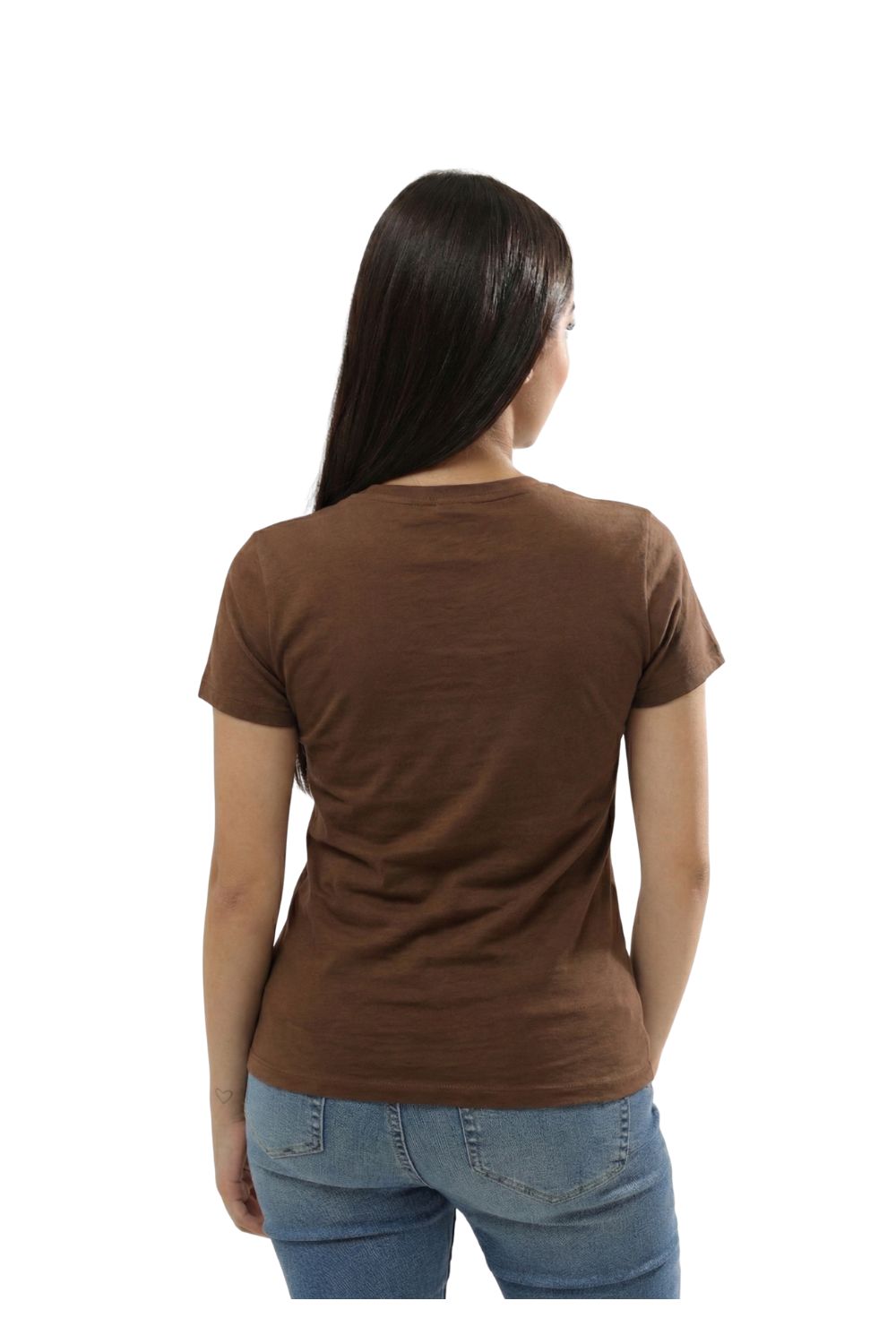 Camiseta Para Mujer Aero Girls Solid Premium Hot Chocolate 1602