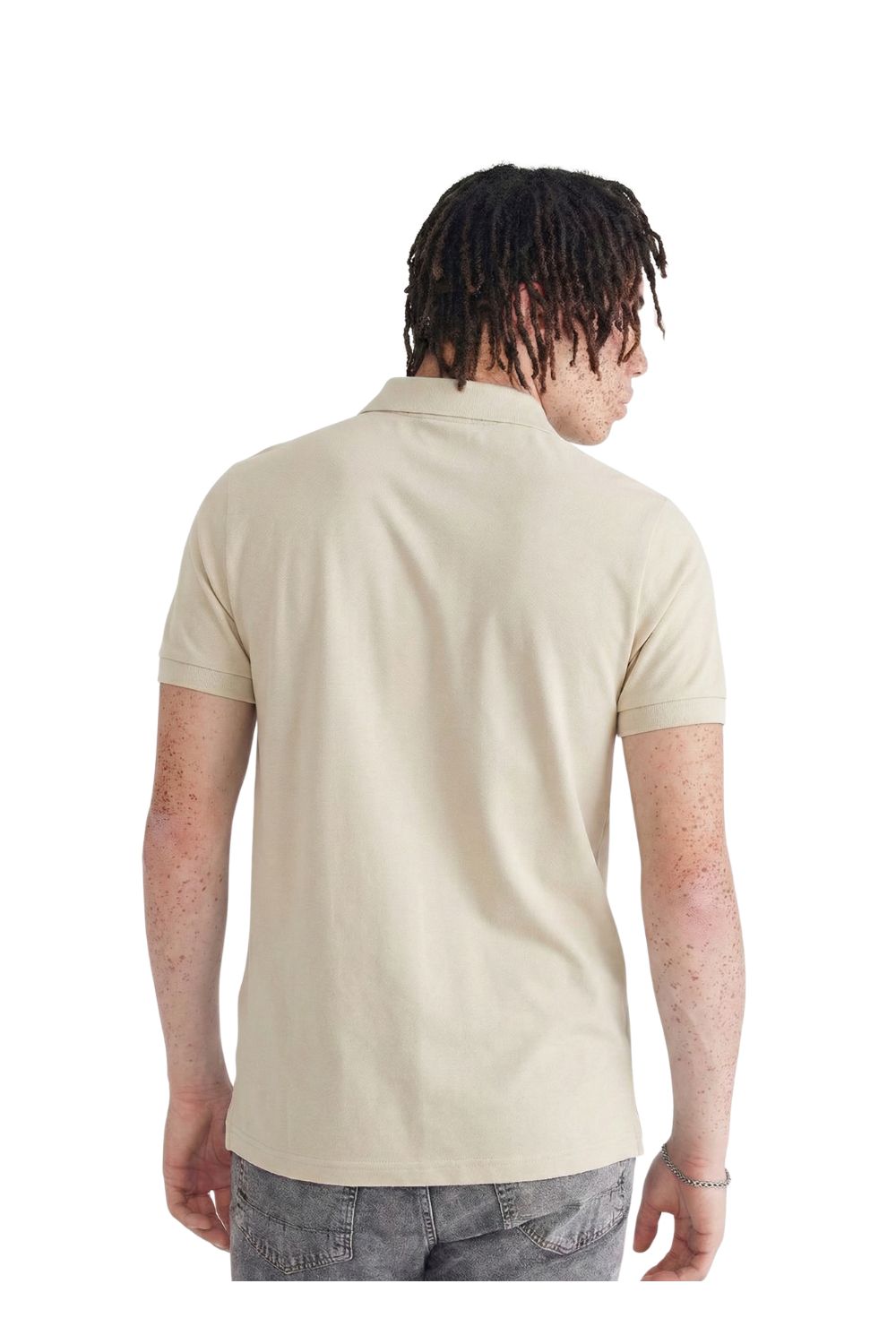 Polo Para Hombre Aero Guys Ss Solid Polo Egret 7907